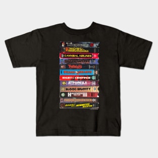 SCHRAB HOME VIDEO STACK O'VHS Kids T-Shirt